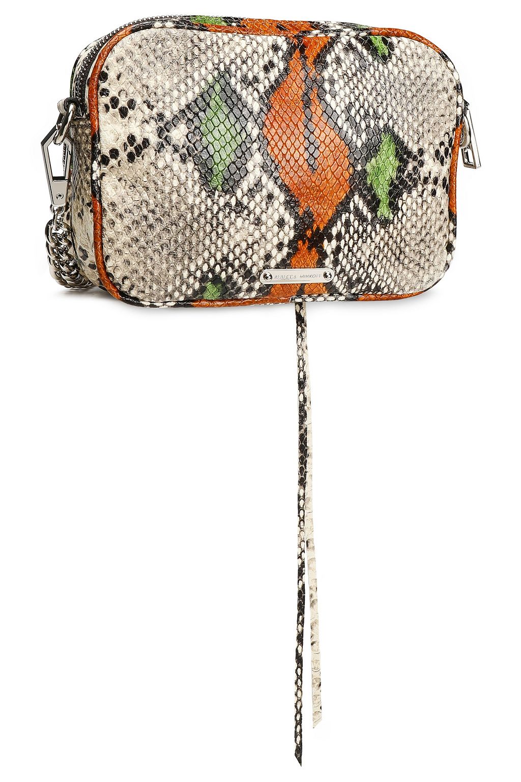 REBECCA MINKOFF Snake-effect leather shoulder bag