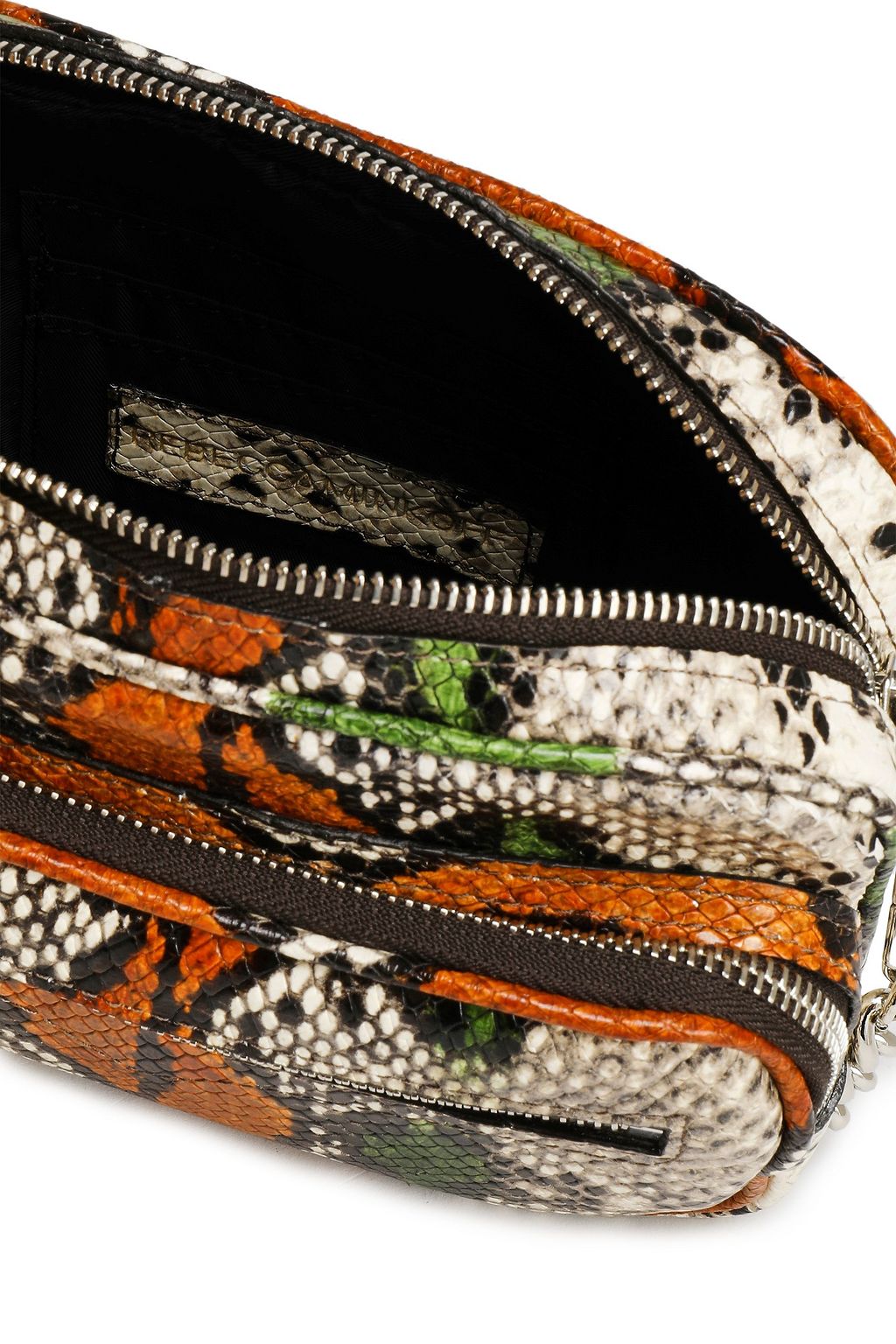 REBECCA MINKOFF Snake-effect leather shoulder bag