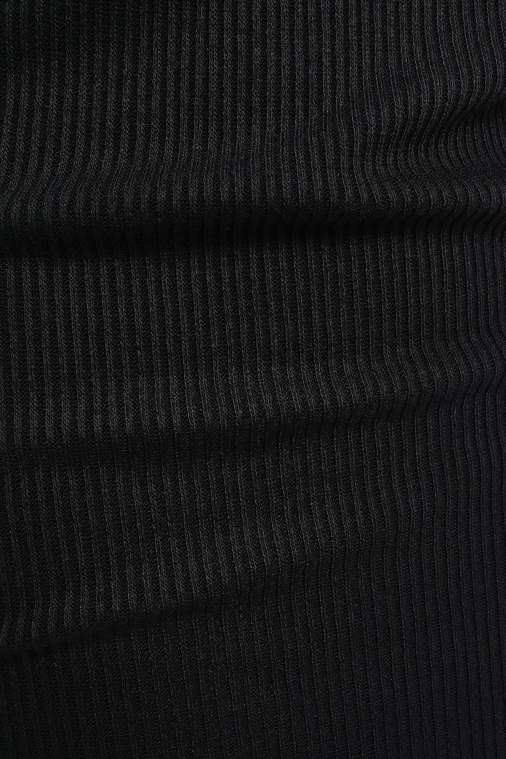 ENZA COSTA Off-the-shoulder ribbed modal-blend jersey midi dress
