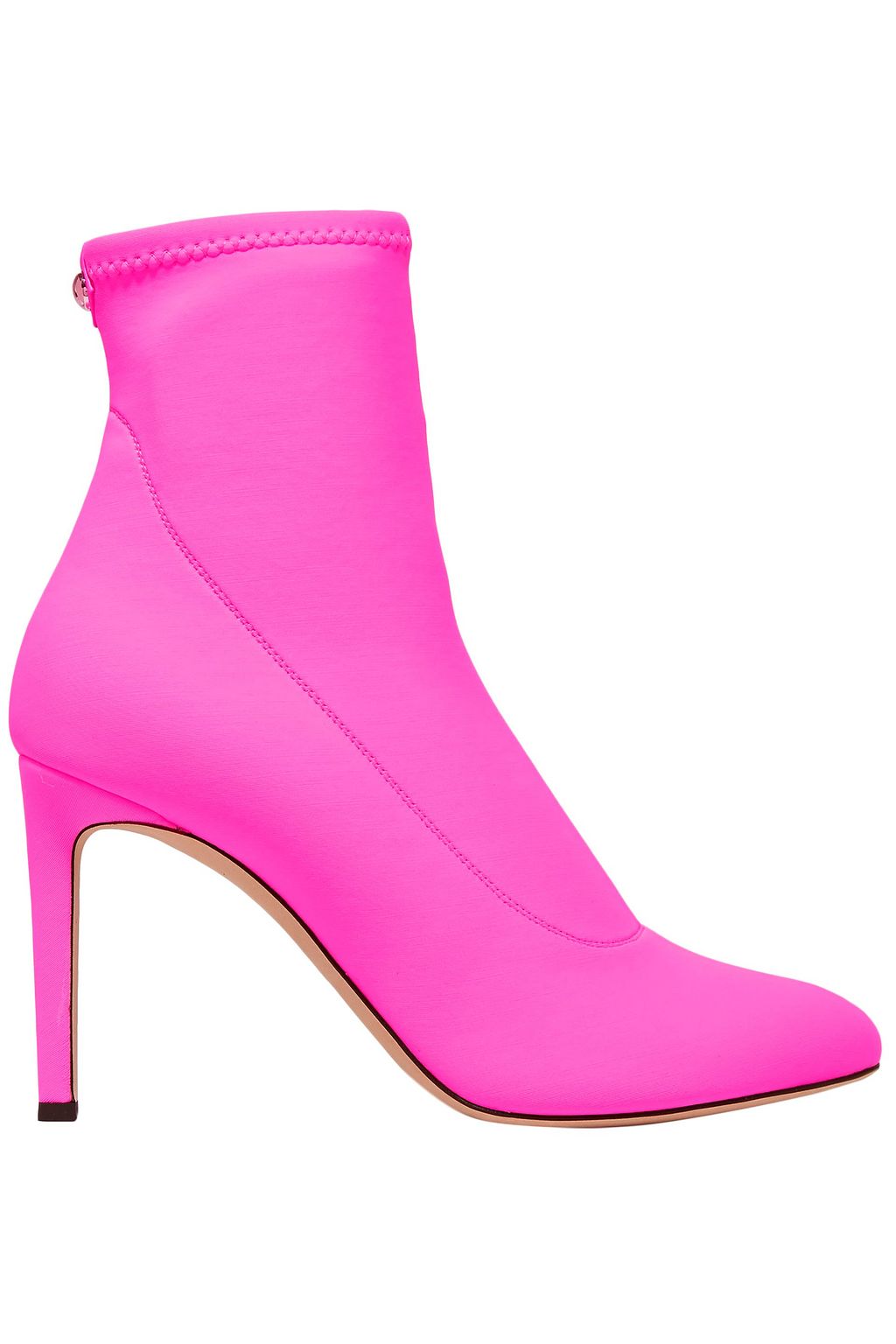 bright pink boots