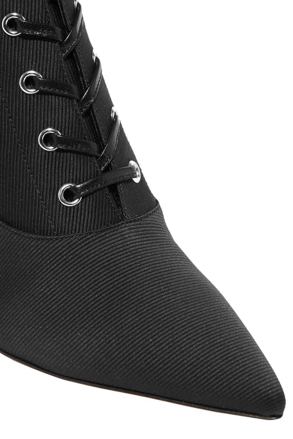 GIANVITO ROSSI Lace-up grosgrain ankle boots