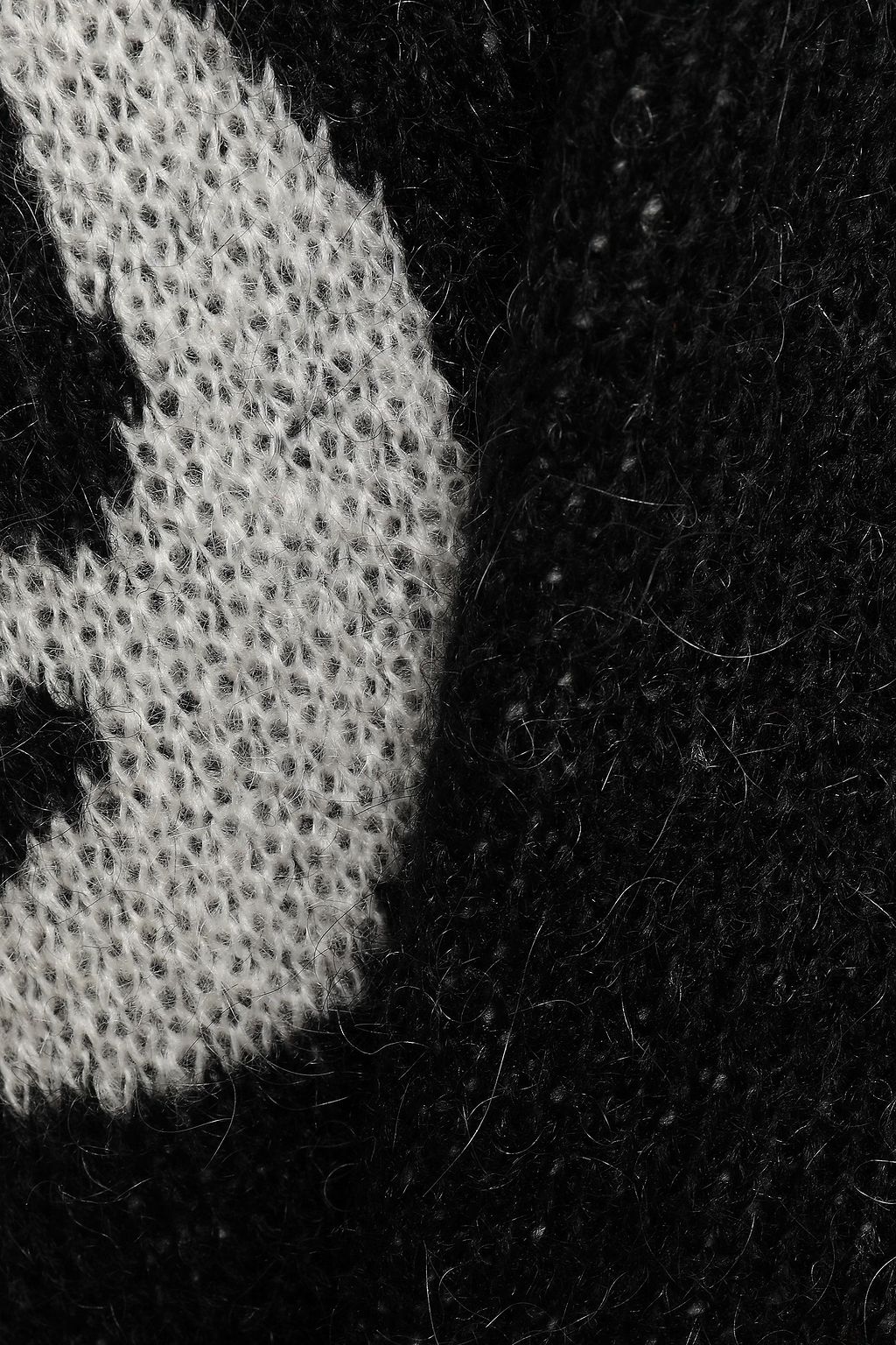 MCQ ALEXANDER MCQUEEN Jacquard-knit mini dress