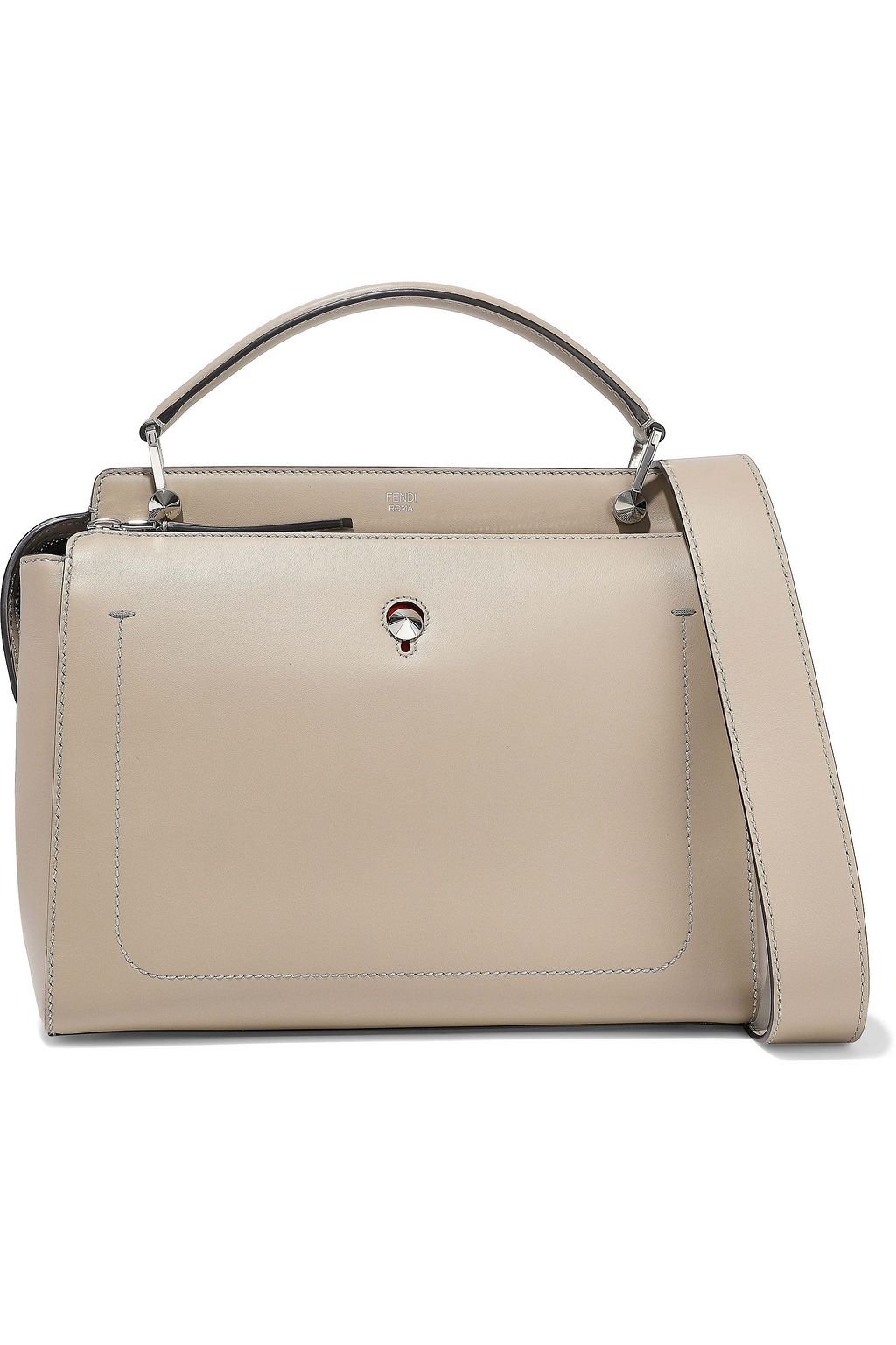 FENDI Dotcom leather tote