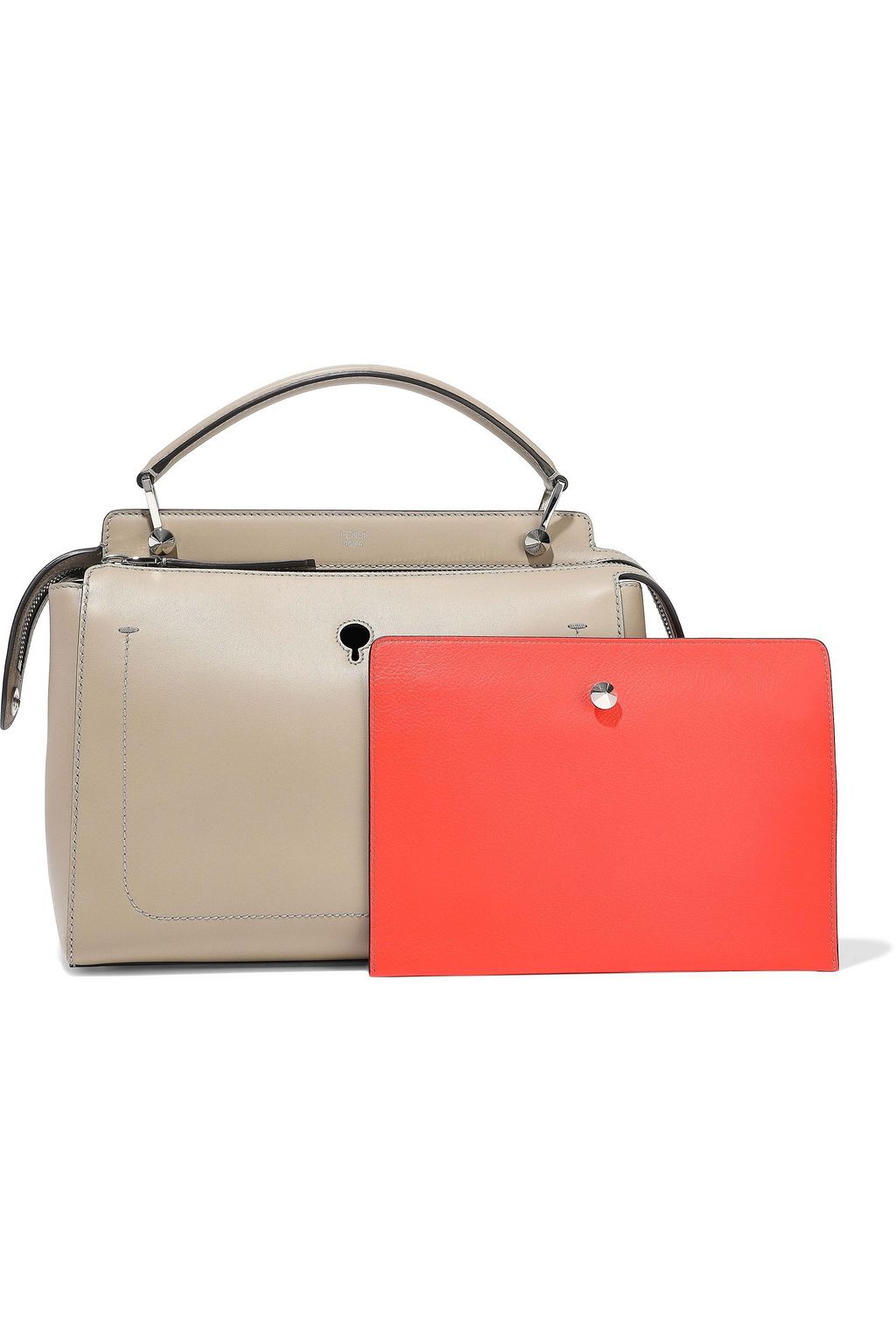FENDI Dotcom leather tote