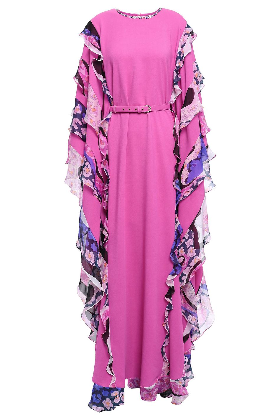 silk kaftan maxi dress