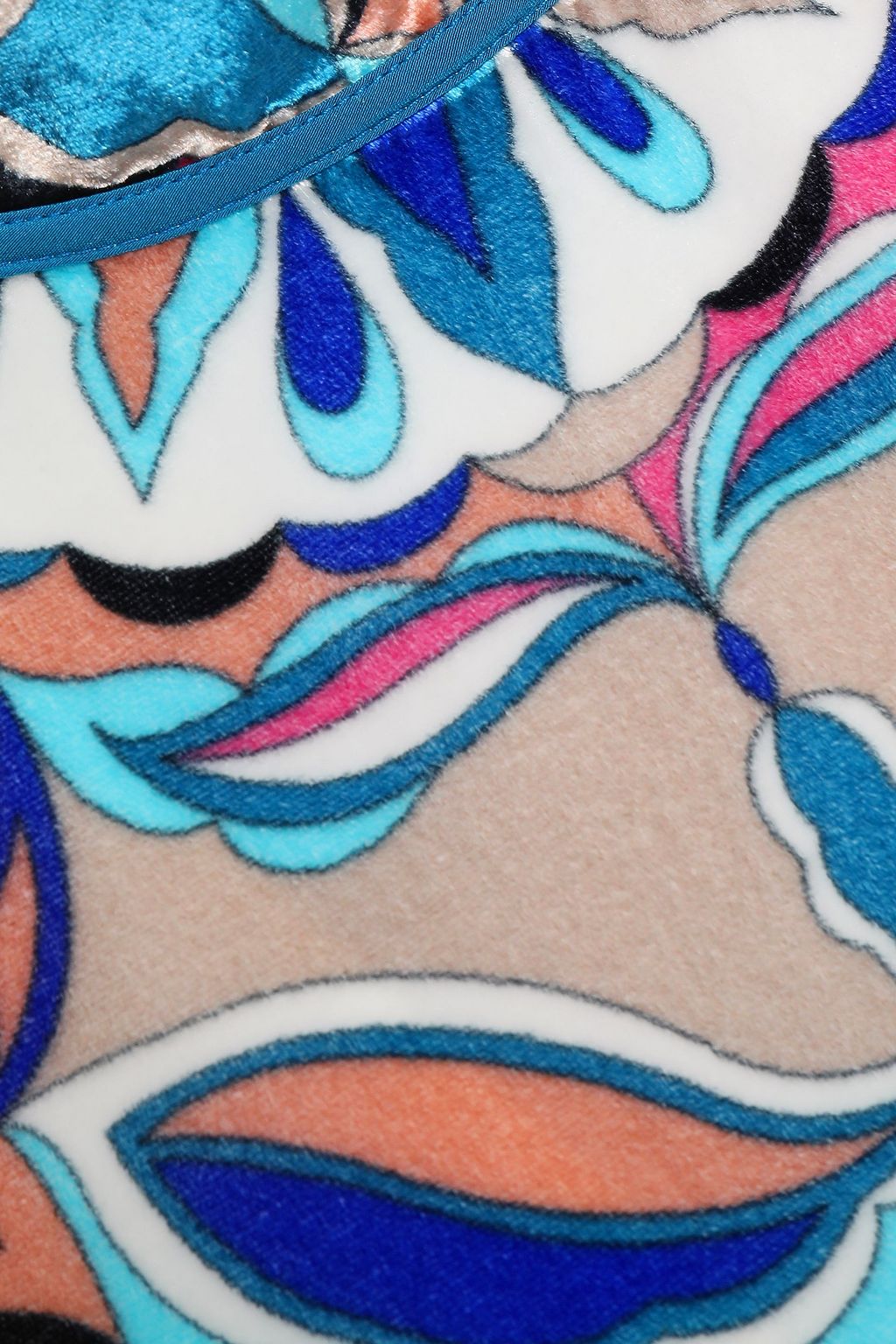 PUCCI Printed velvet mini dress