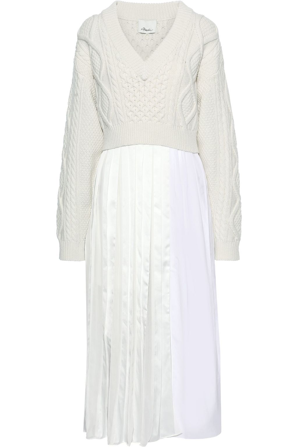 maxi cable knit dress