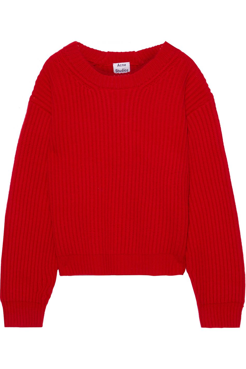 acne studios red sweater
