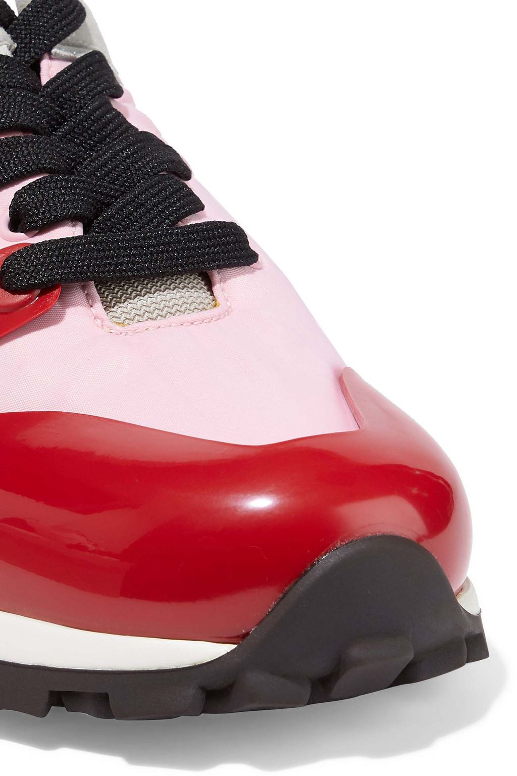 ACNE STUDIOS Joriko Sneakers aus PVC und Shell mit Velourslederbesatz