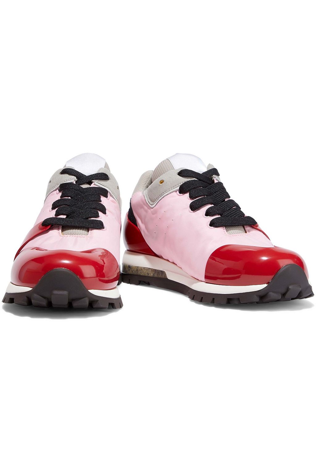 ACNE STUDIOS Joriko Sneakers aus PVC und Shell mit Velourslederbesatz