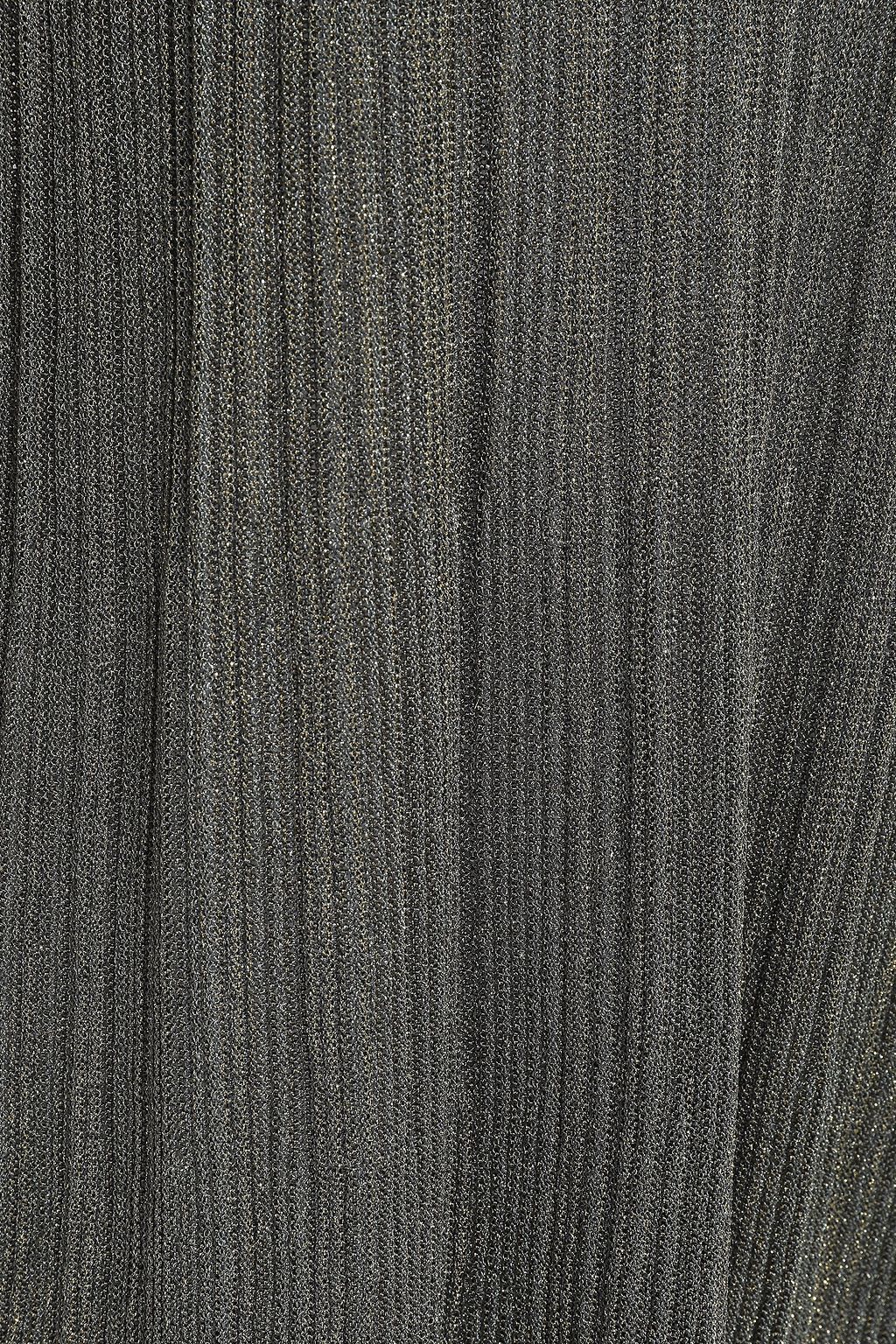 M MISSONI Metallic ribbed-knit sweater
