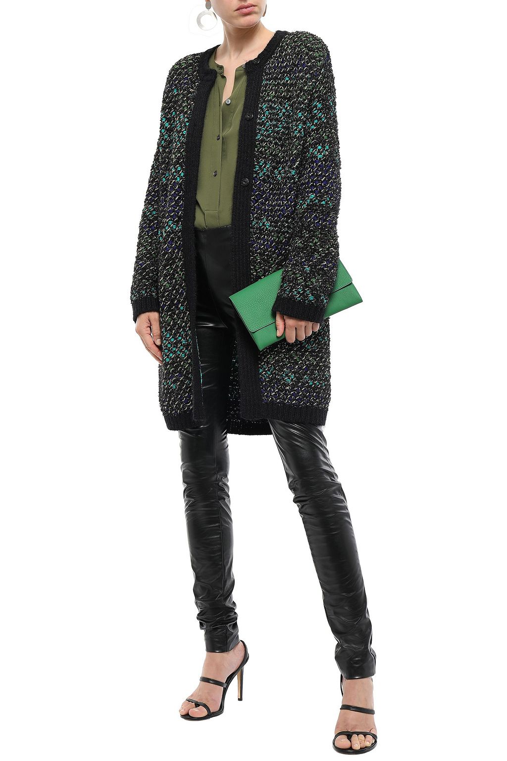 M MISSONI Metallic knitted cardigan