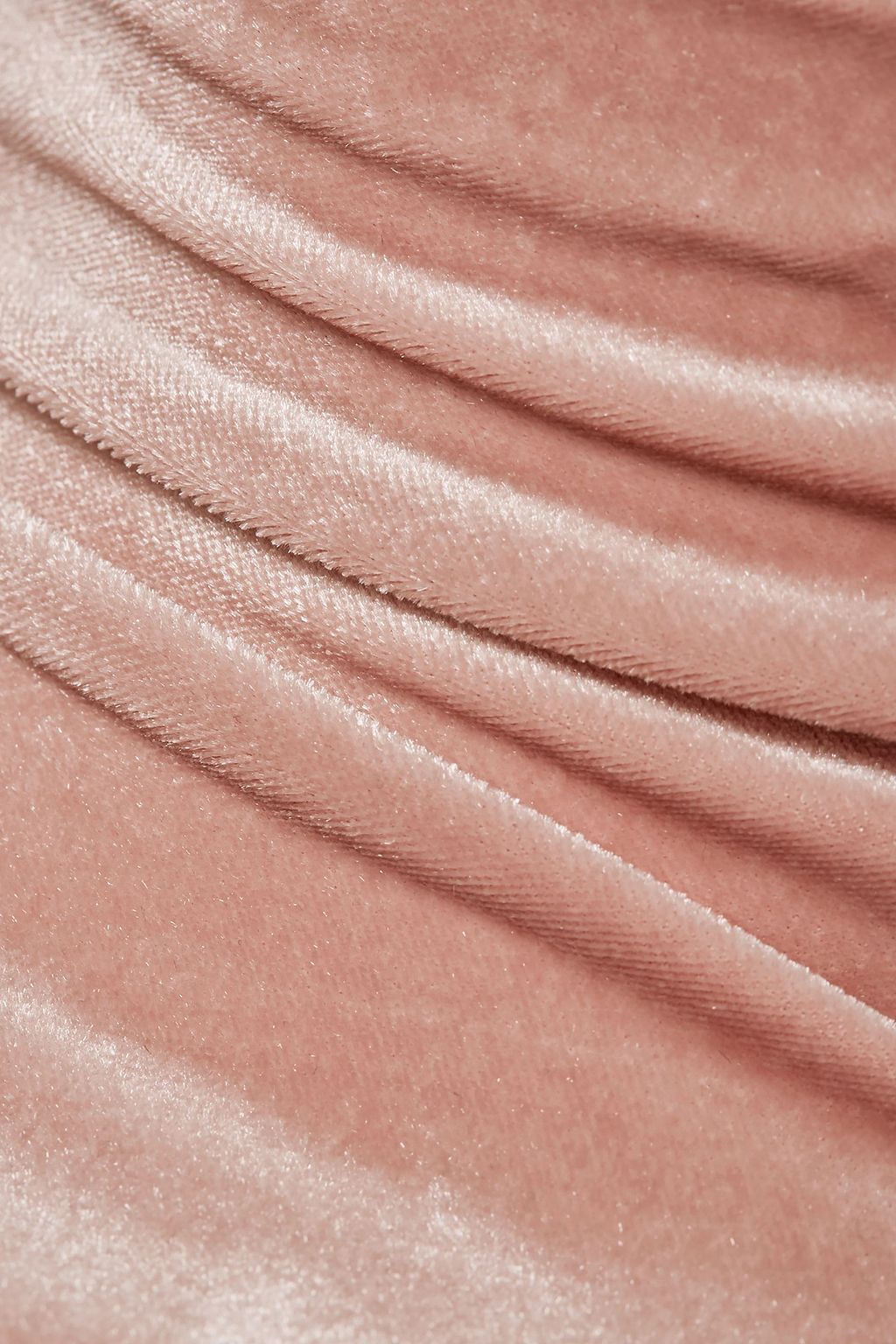 HAIDER ACKERMANN Velvet-paneled crepe midi dress