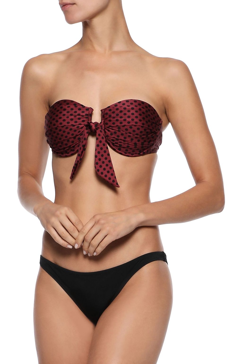 ZIMMERMANN Knotted bandeau bikini top