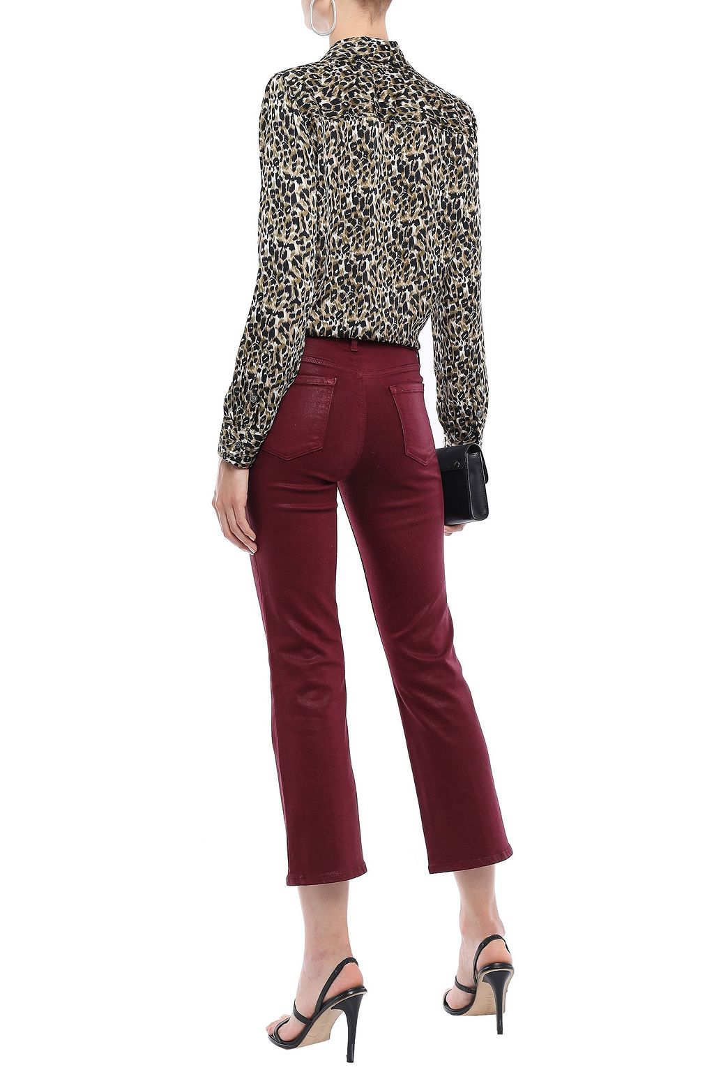 J BRAND Mid-rise kick-flare jeans