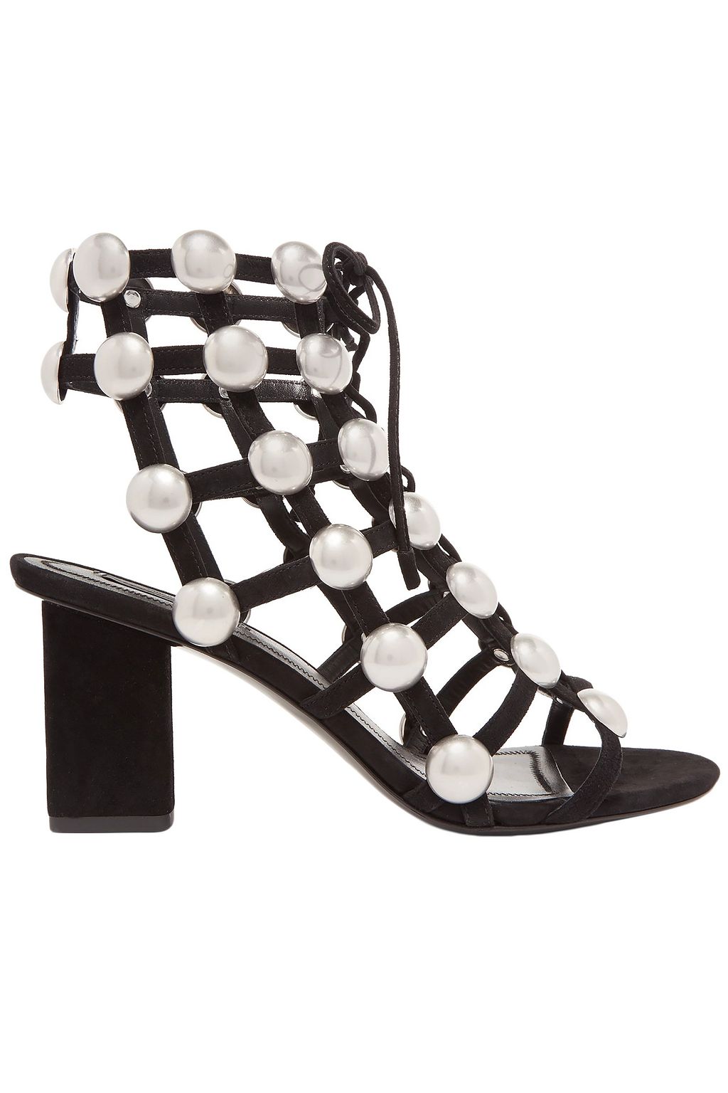caged sandals mid heel