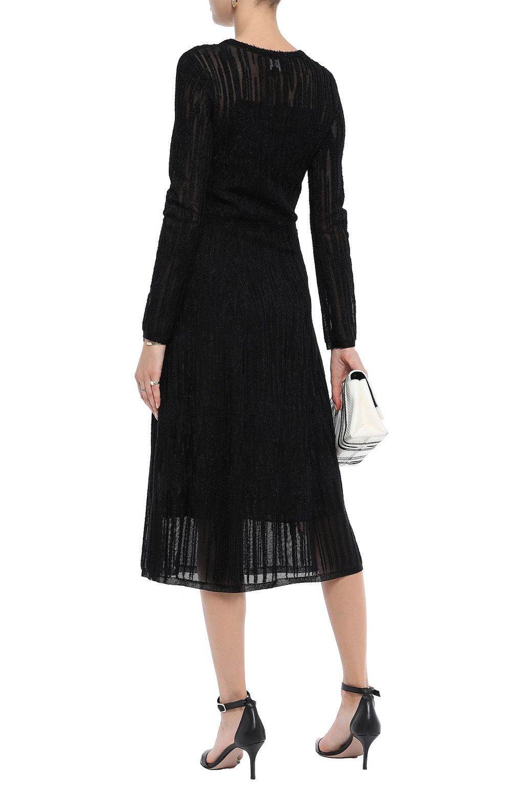 M MISSONI Flared jacquard-knit midi dress