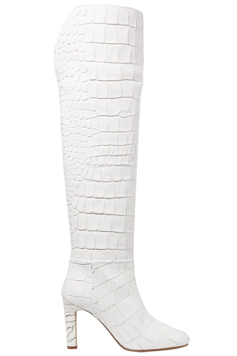 white croc boots