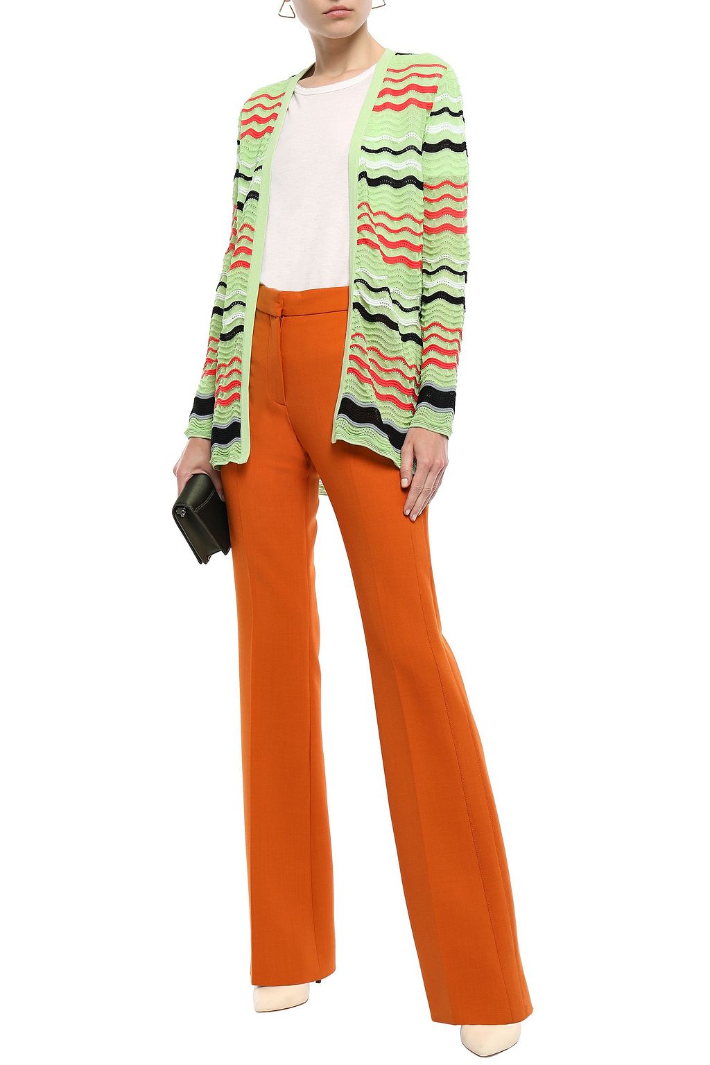 M MISSONI Pointelle-knit cardigan