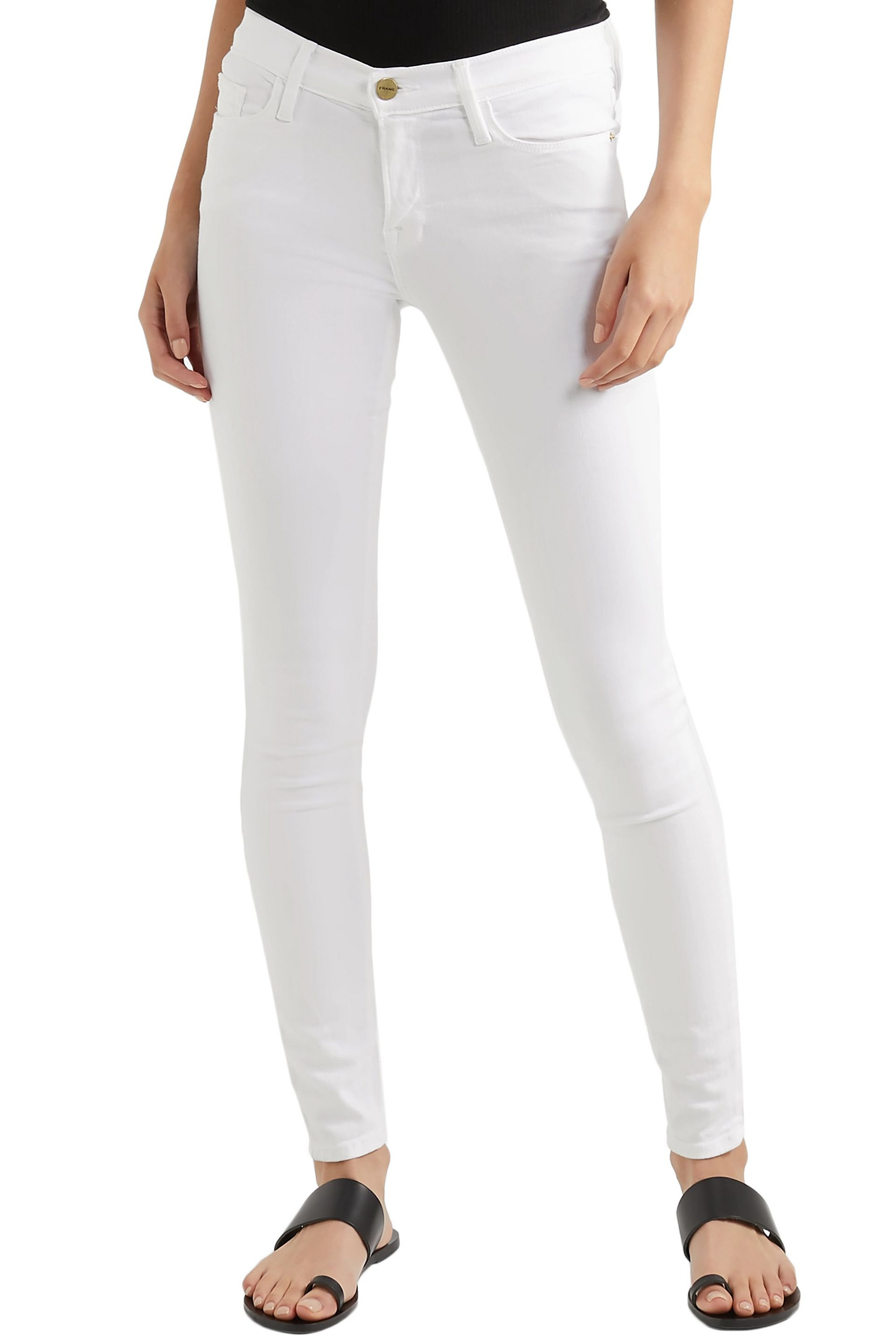 FRAME Le Skinny Jeanne Crop mid-rise skinny jeans