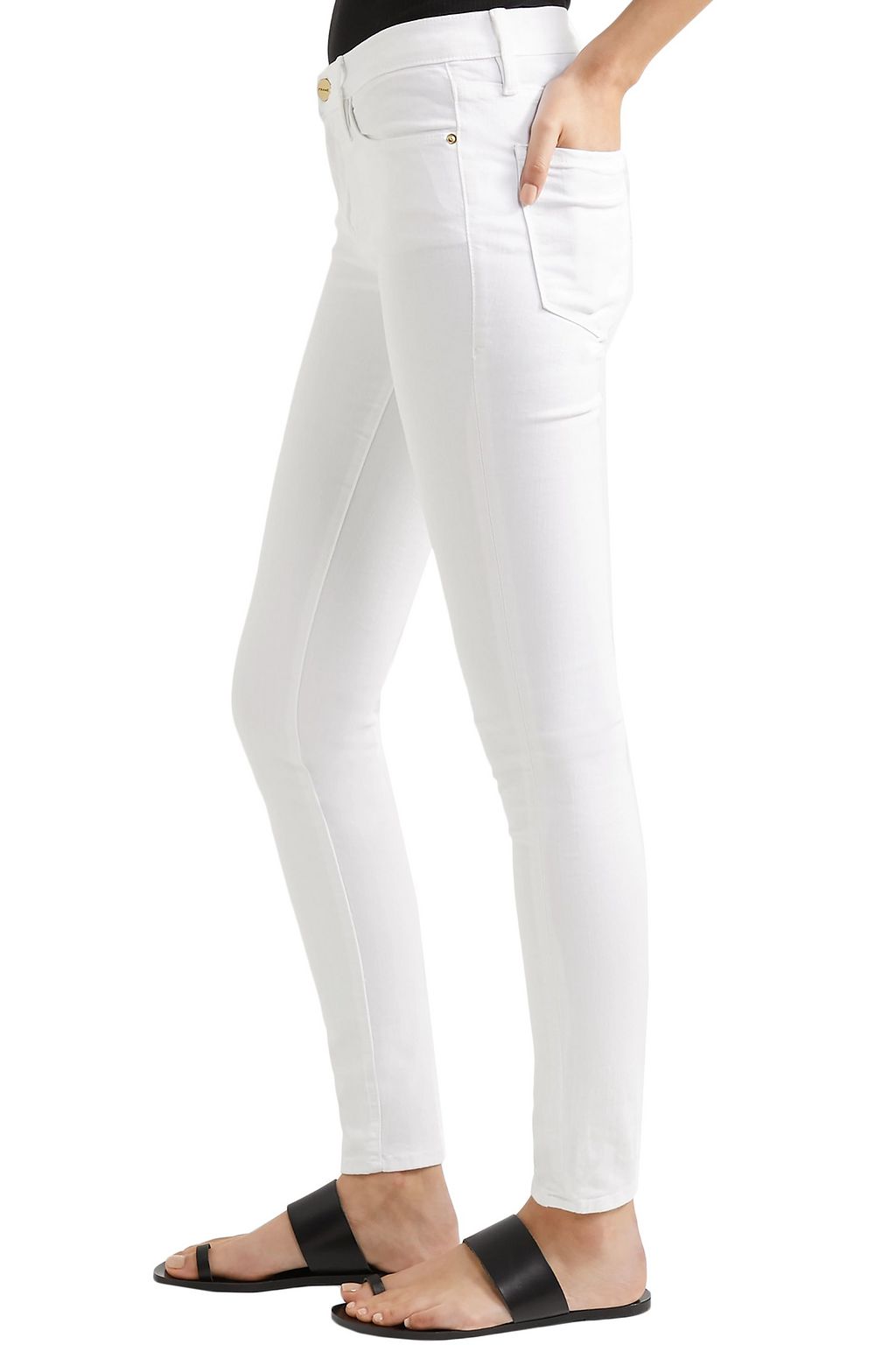 FRAME Le Skinny Jeanne Crop mid-rise skinny jeans