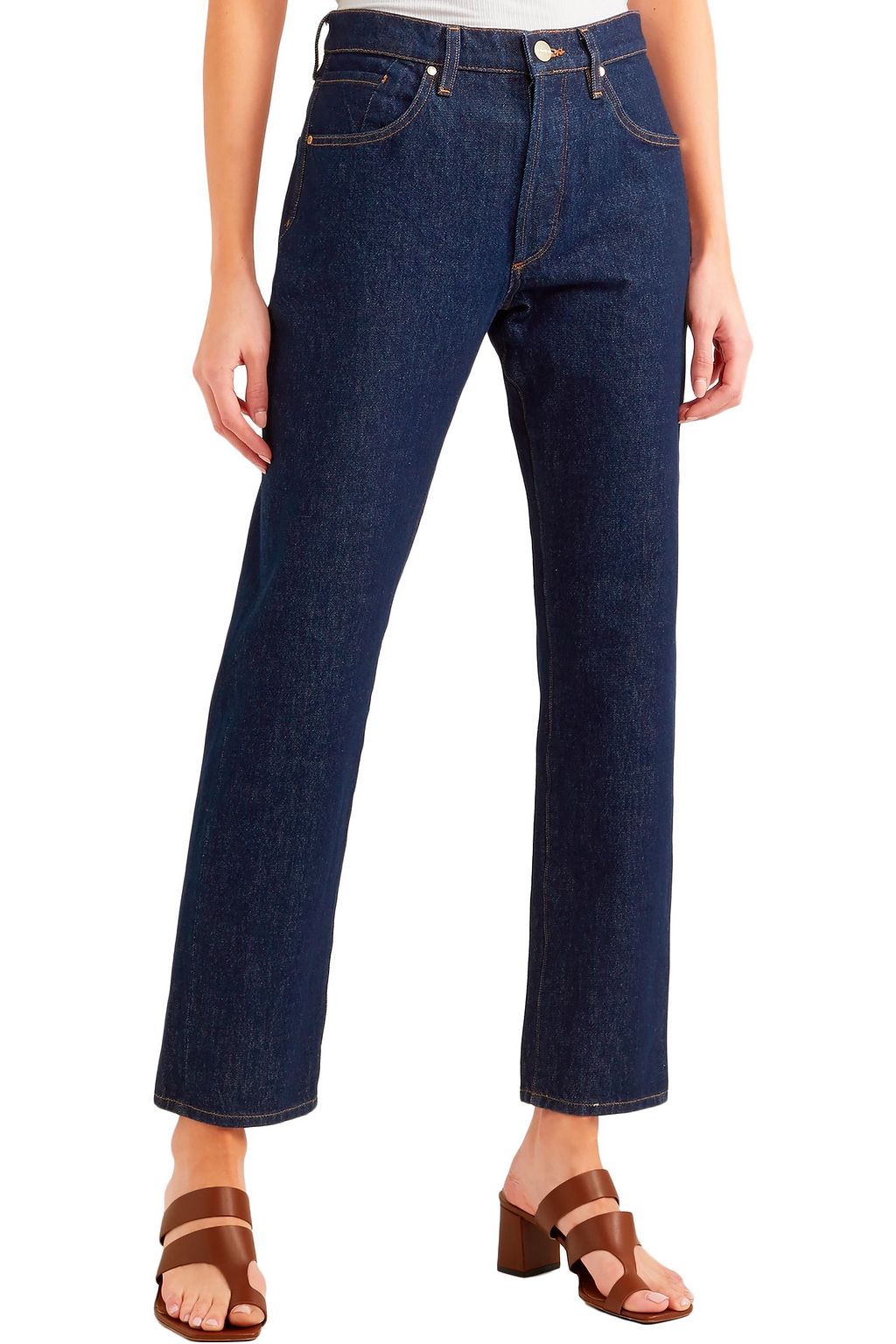 GOLDSIGN The Benefit high-rise straight-leg jeans