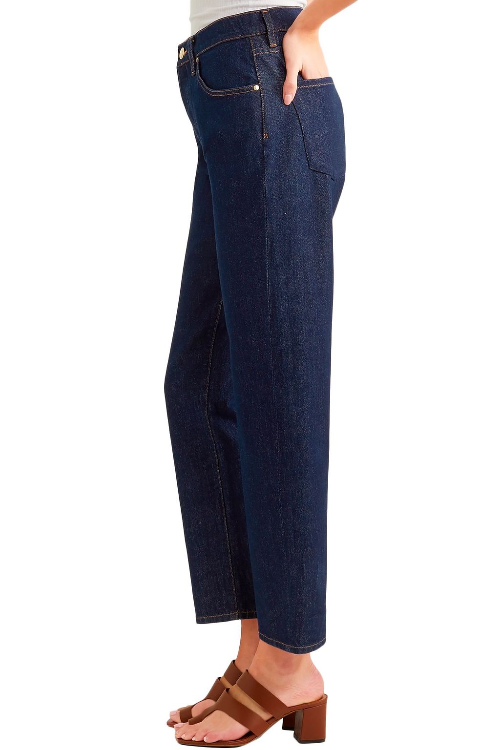 GOLDSIGN The Benefit high-rise straight-leg jeans