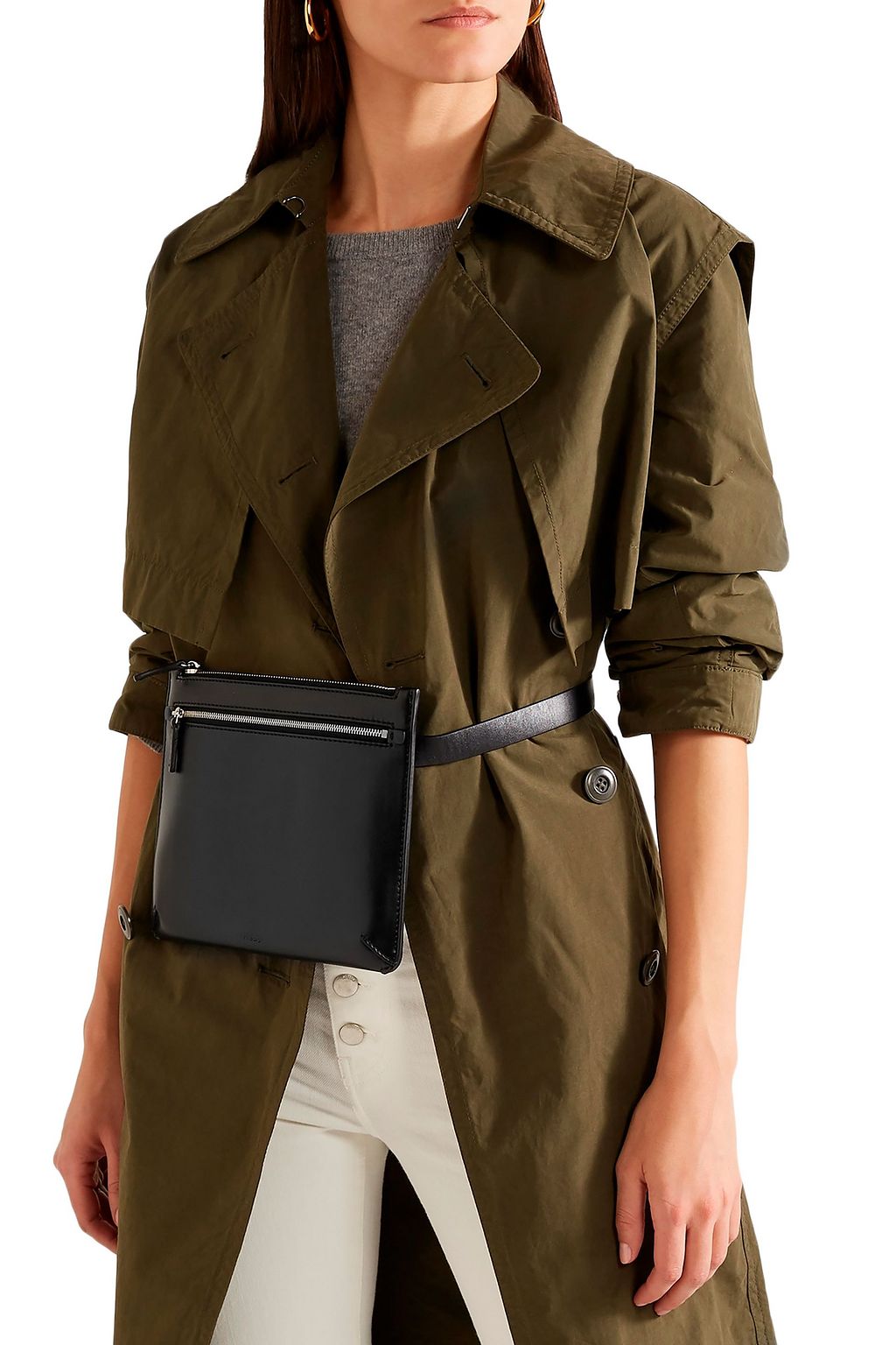 THEORY Leather belt bag THE