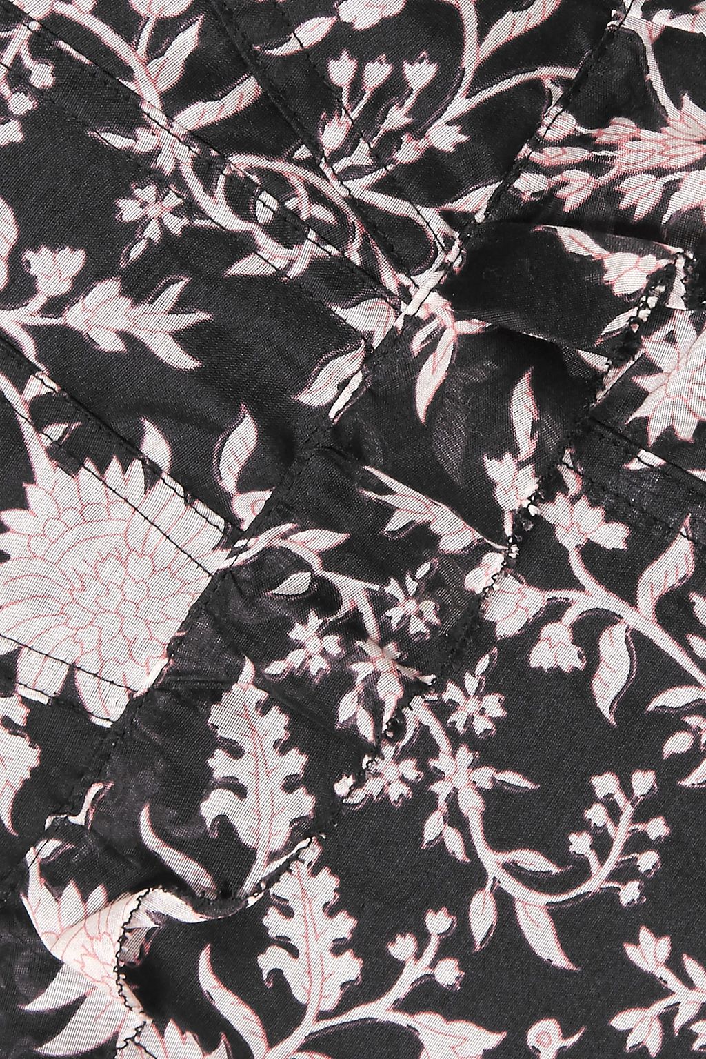 ULLA JOHNSON Floral-print cotton and silk-blend maxi dress