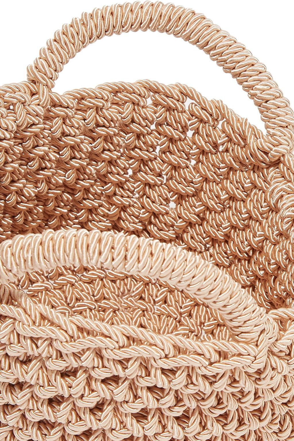 REJINA PYO Rose woven satin tote