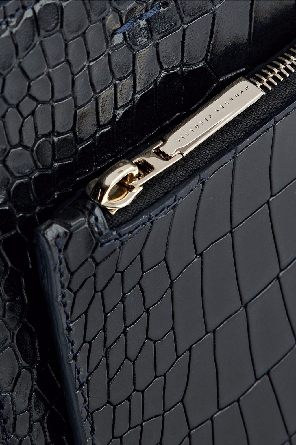 VICTORIA BECKHAM Croc-effect leather shoulder bag