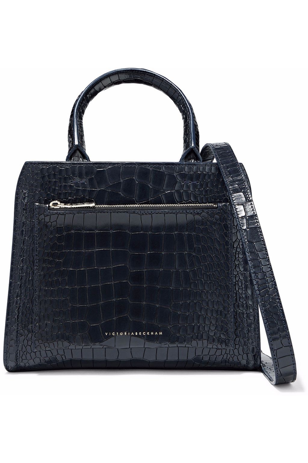 VICTORIA BECKHAM Croc-effect leather shoulder bag