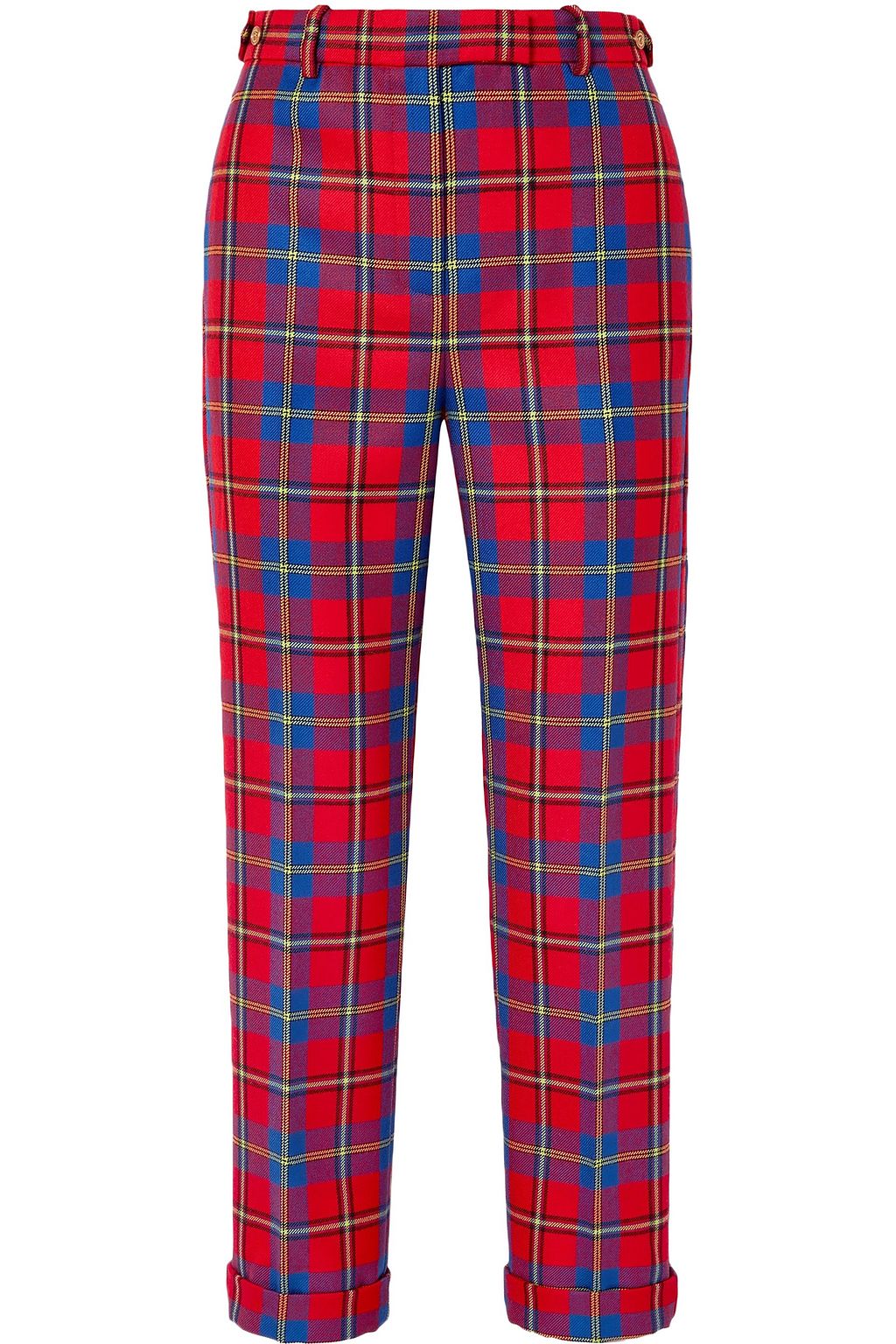 versace plaid pants