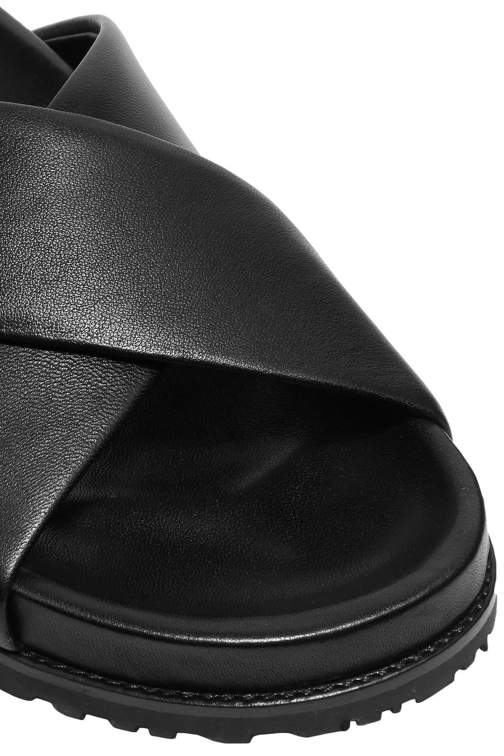 SAINT LAURENT Leather slides