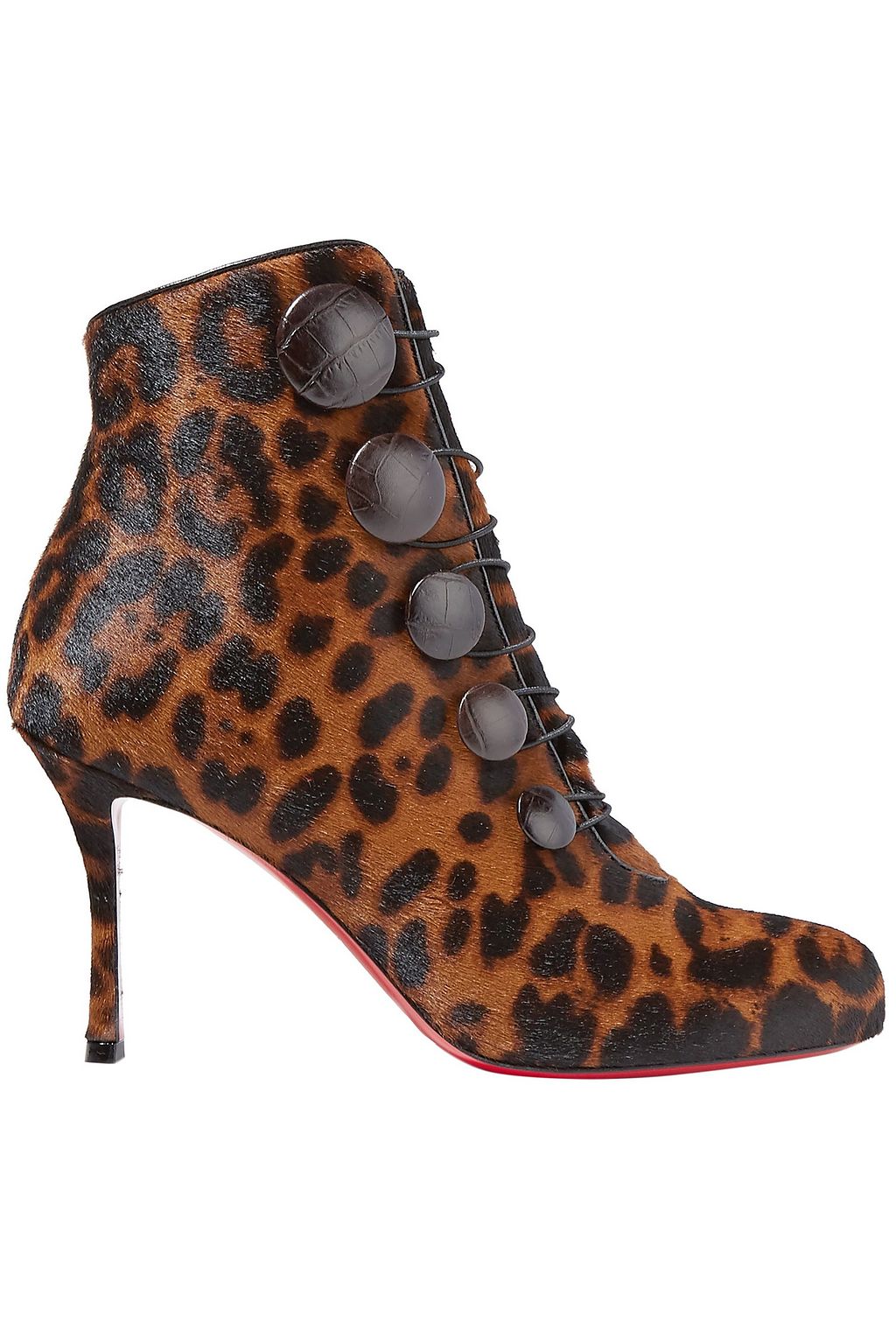 christian louboutin leopard boots