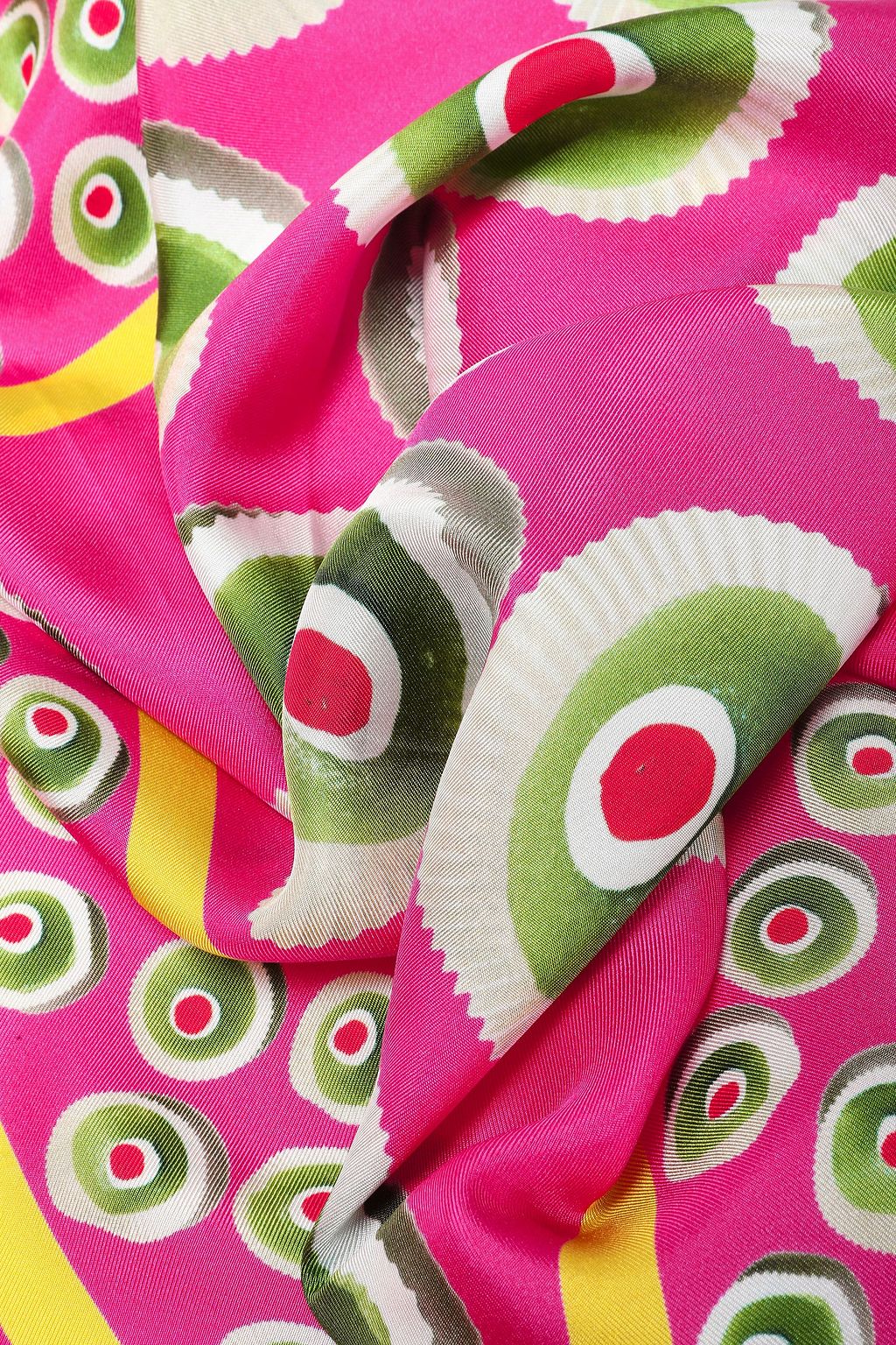 DOLCE&GABBANA Printed silk-twill scarf