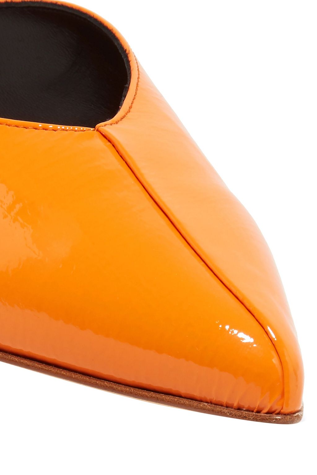 TIBI Frank patent-leather mules