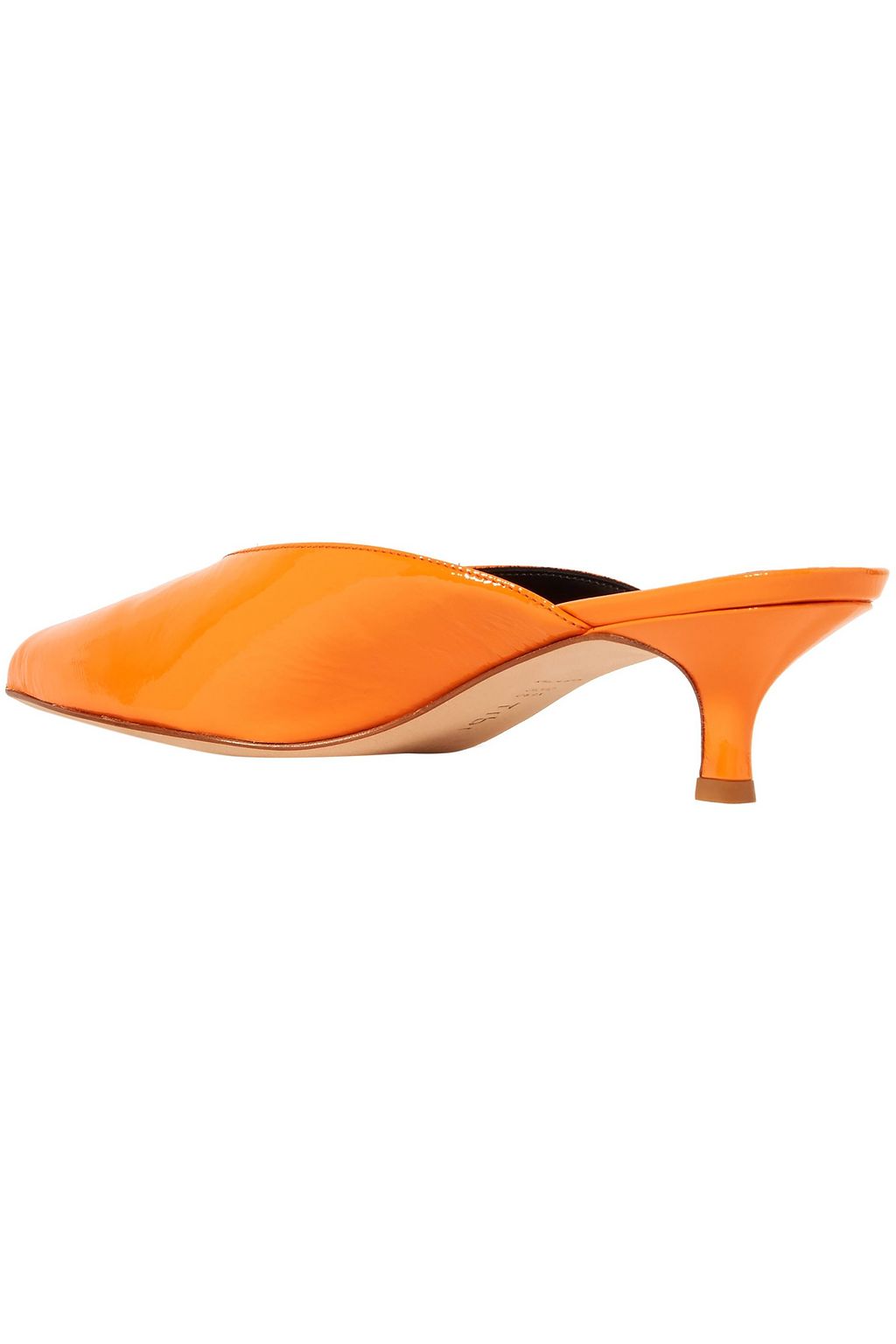 TIBI Frank patent-leather mules
