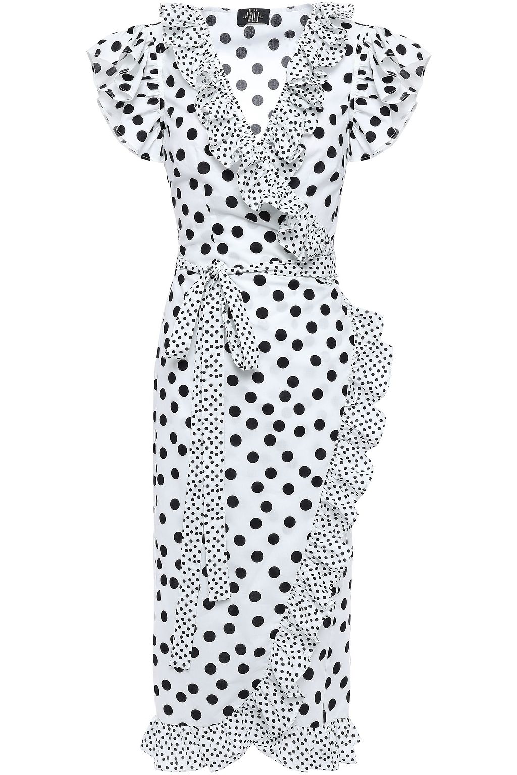 de la vali polka dot dress