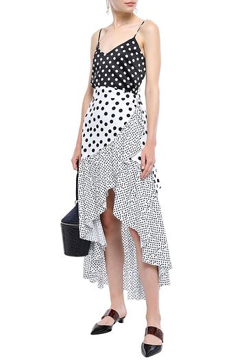 de la vali polka dot dress