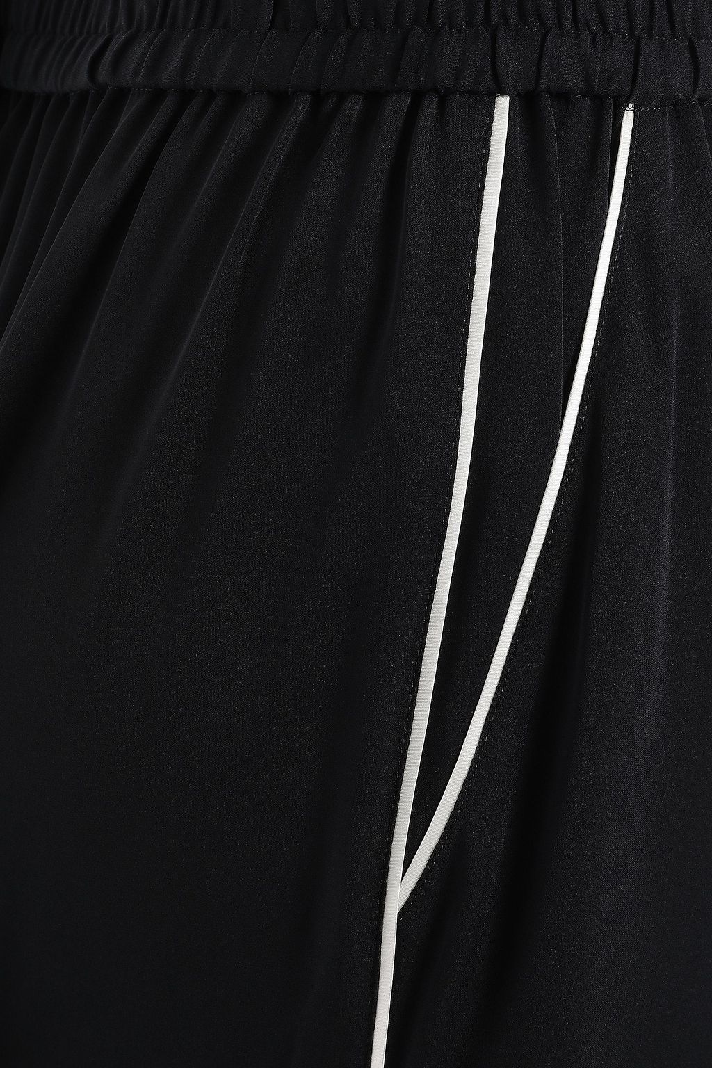 DOLCE&GABBANA Silk-blend wide-leg pants