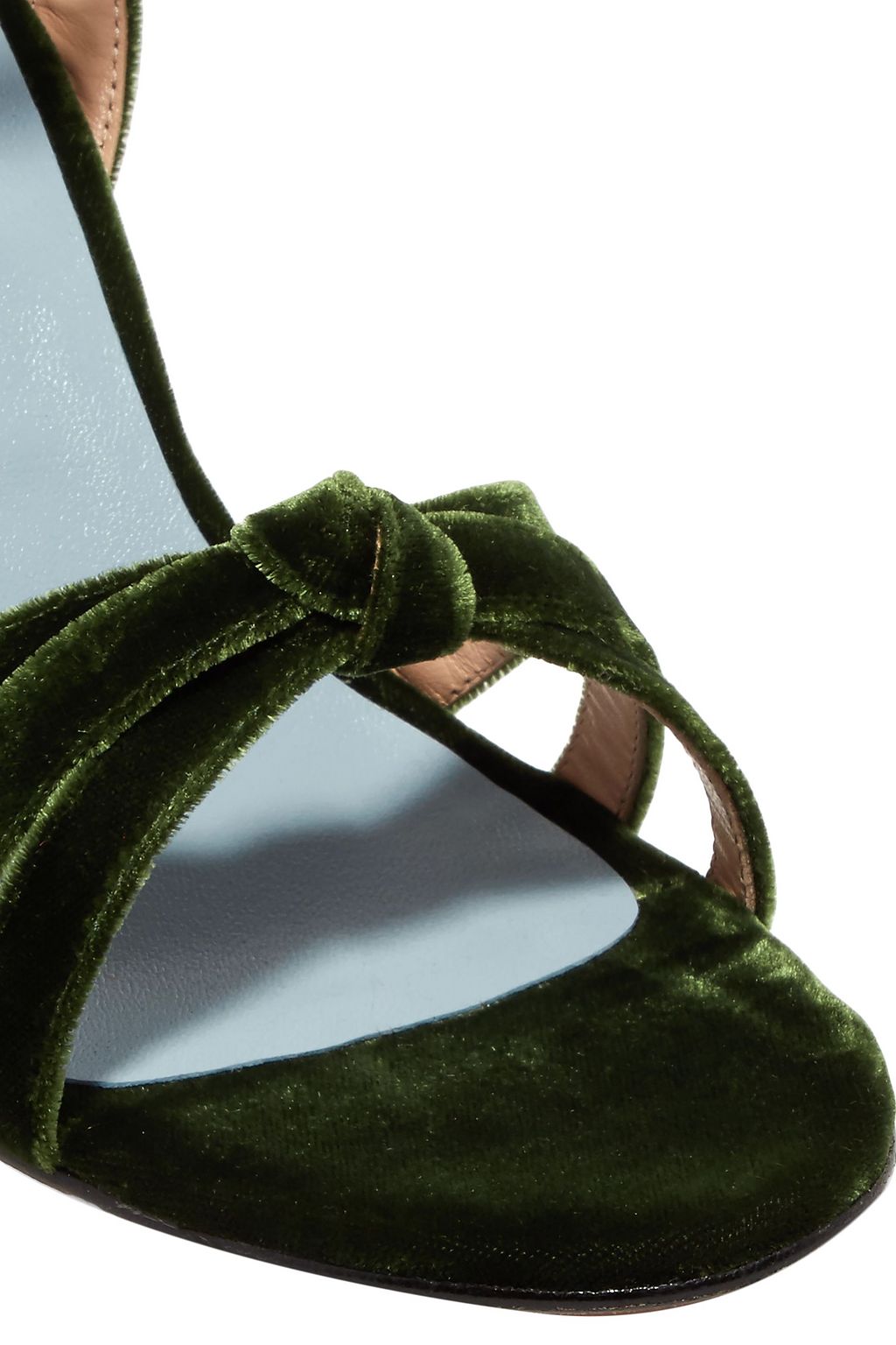 MR by MAN REPELLER Jingling fringed velvet sandals