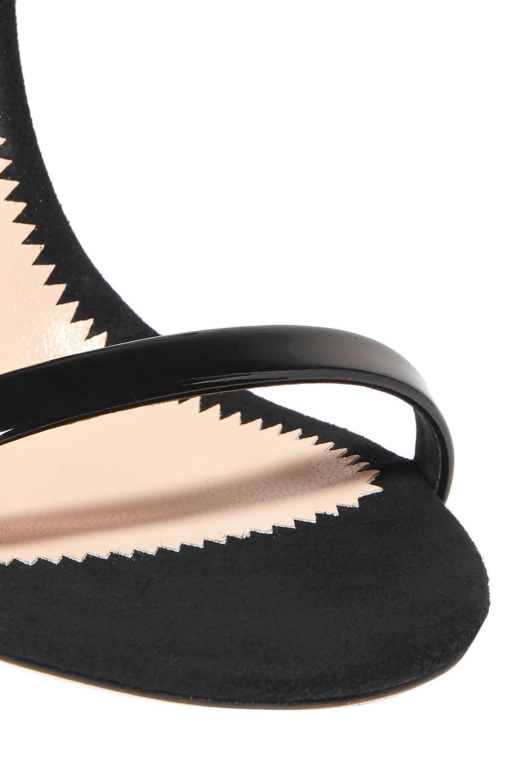 GIUSEPPE ZANOTTI Mistico floral-appliquéd suede sandals