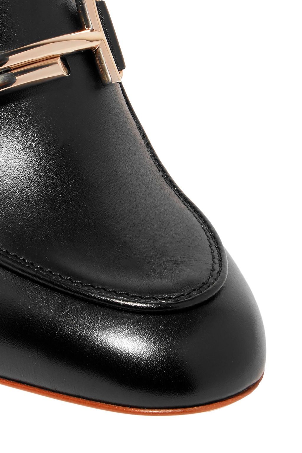 TOD'S Embellished leather mules