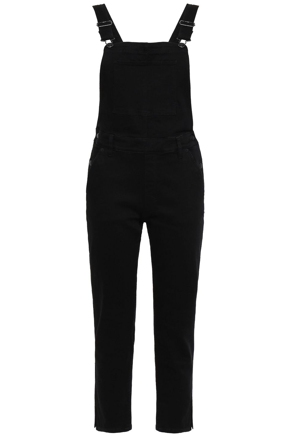 stretch denim jumpsuit