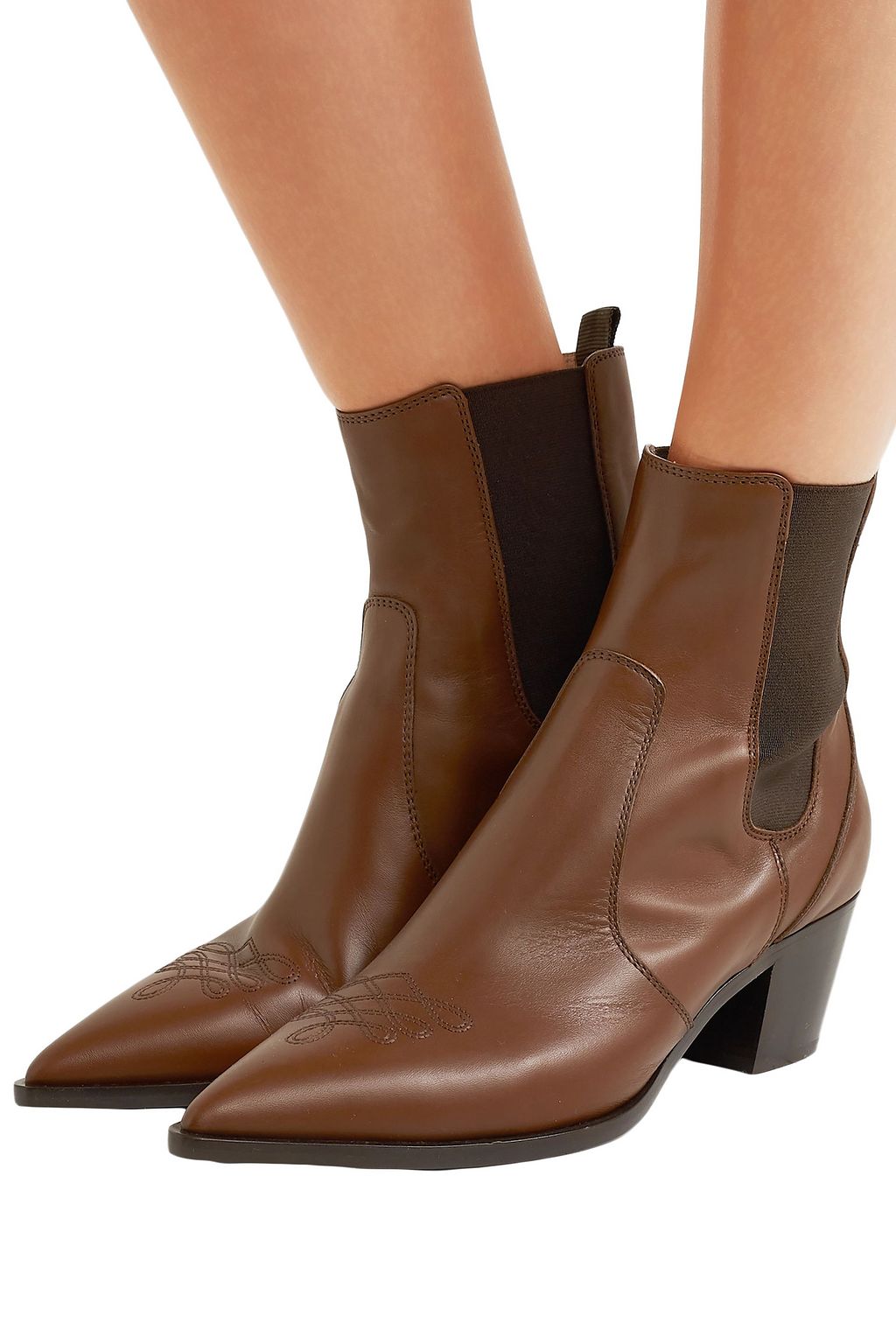 GIANVITO ROSSI Leather ankle boots