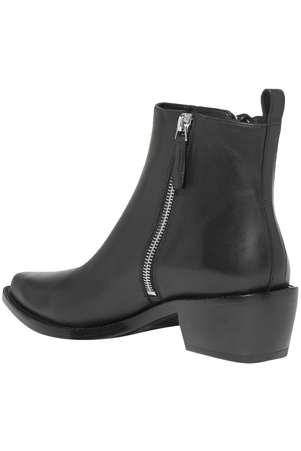 MCQUEEN Embellished leather ankle boots