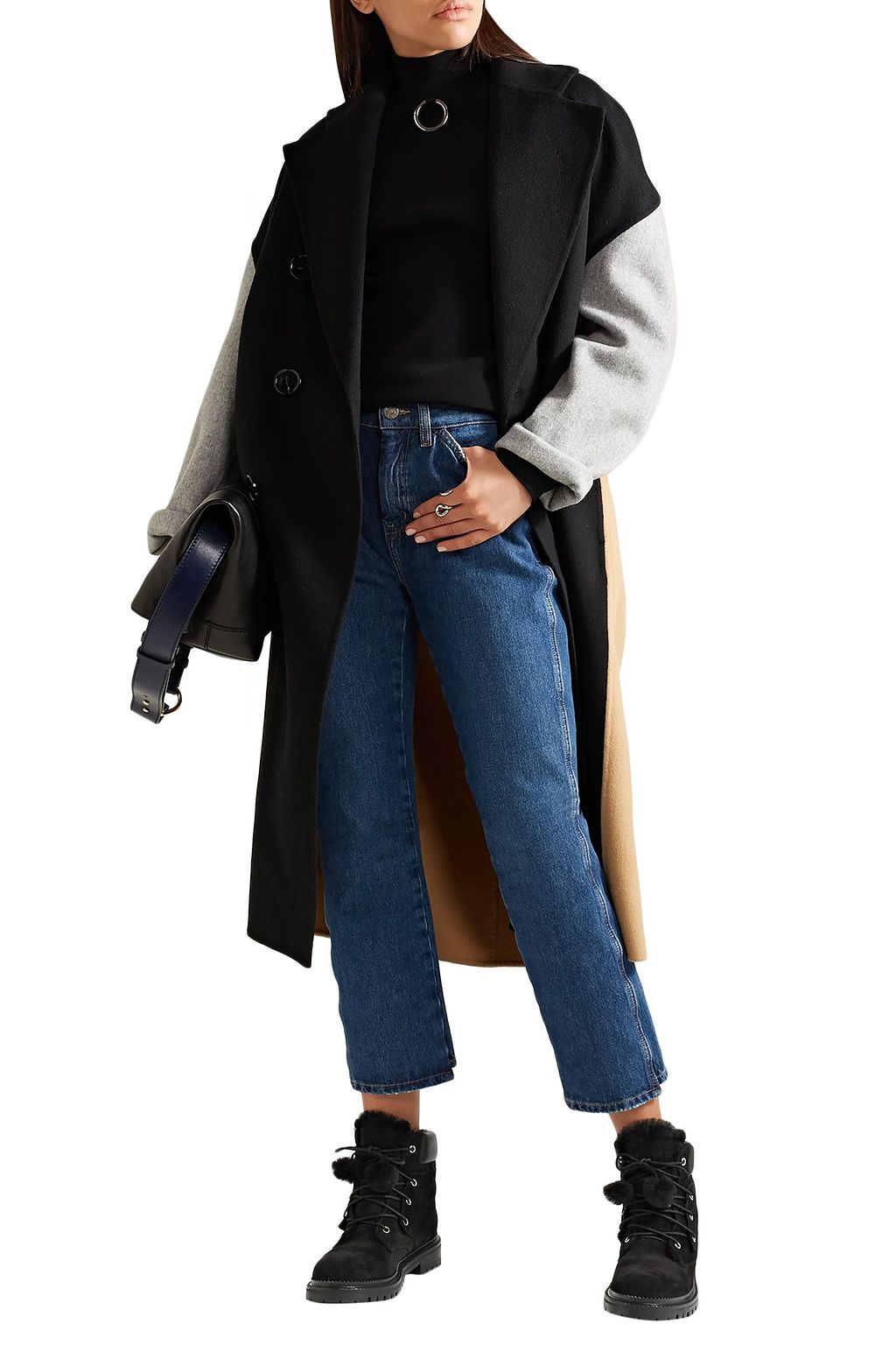 JIMMY CHOO Elba shearling-lined suede ankle boots