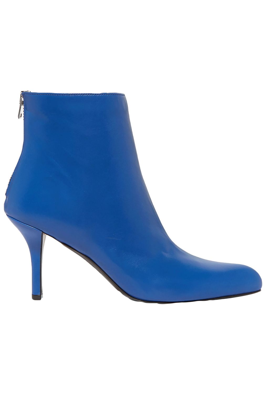 Cobalt blue Leather ankle boots | Sale 