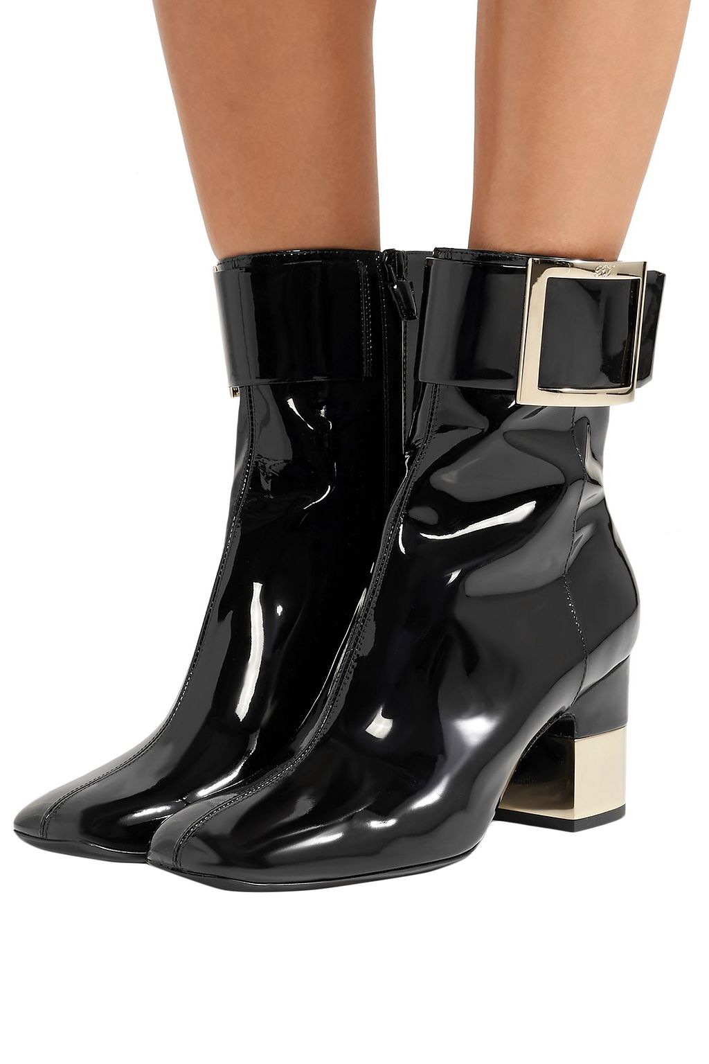 ROGER VIVIER Patent-leather ankle boots